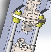 伺服壓機產(chǎn)品配件壓緊機構(gòu)